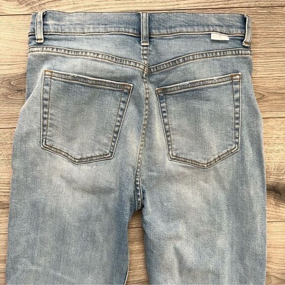 Boyish Free People Kingsley Button Fly Flare Jeans | Light Wash | 26 - Picture 4 of 11